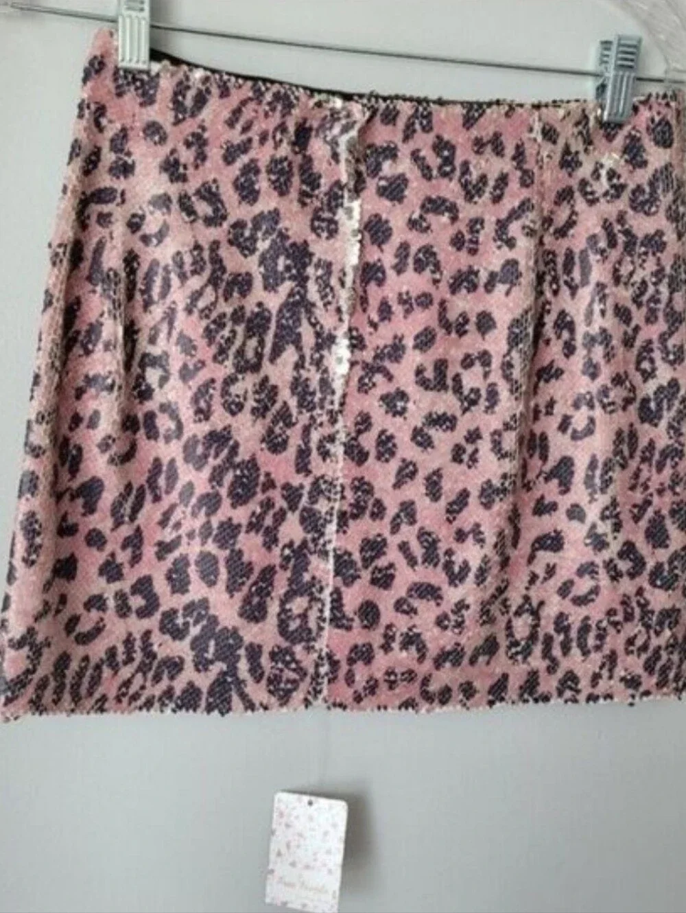 Free People Skinny Sequin Mini Skirt.
